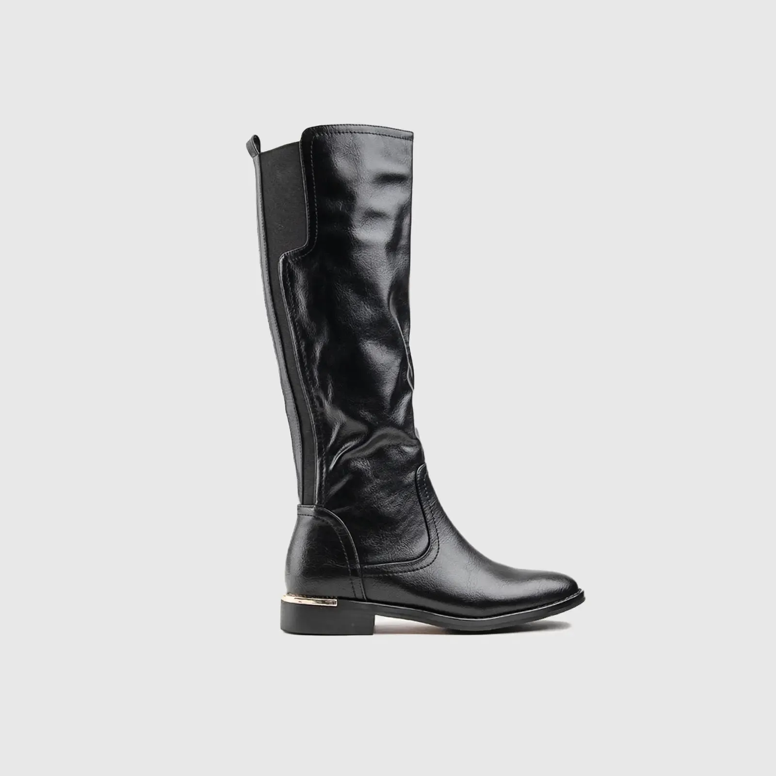 Statement Rider Boot Black Car027