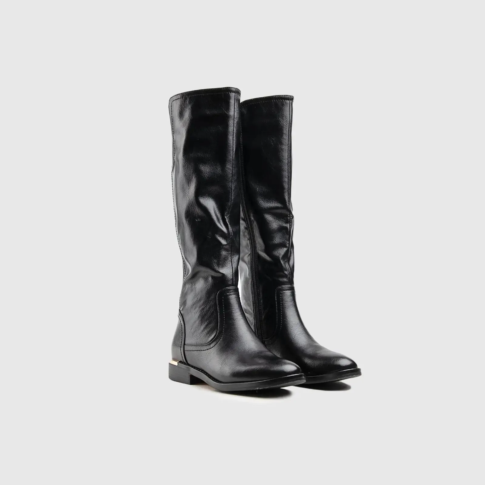 Statement Rider Boot Black Car027