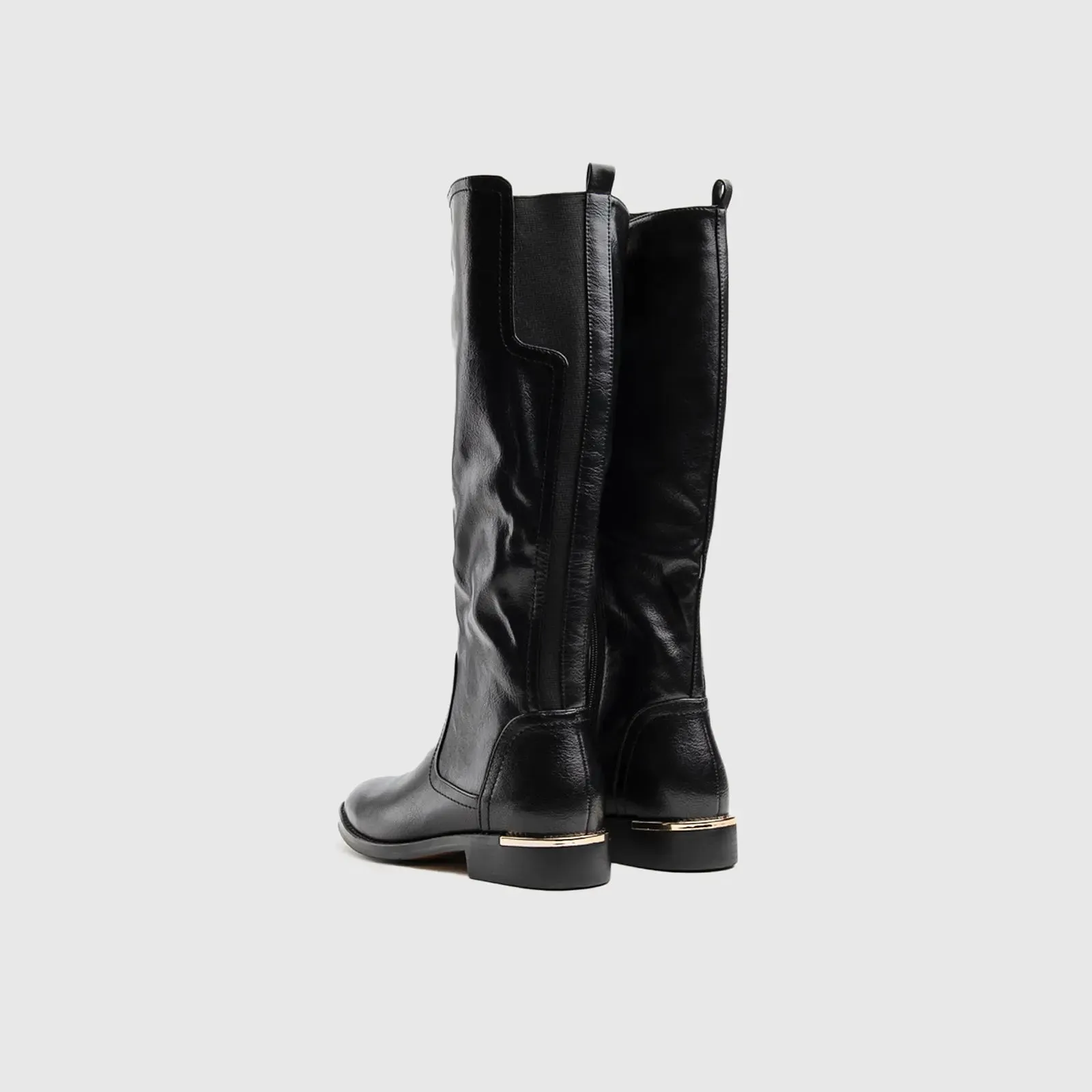 Statement Rider Boot Black Car027