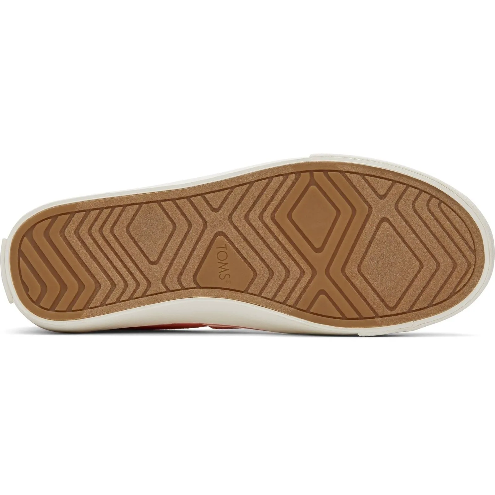 TOMS Alpargata Fenix Slip On Orange 100% Textile Blend (60% Cotton Female Slip On Ladies Shoes