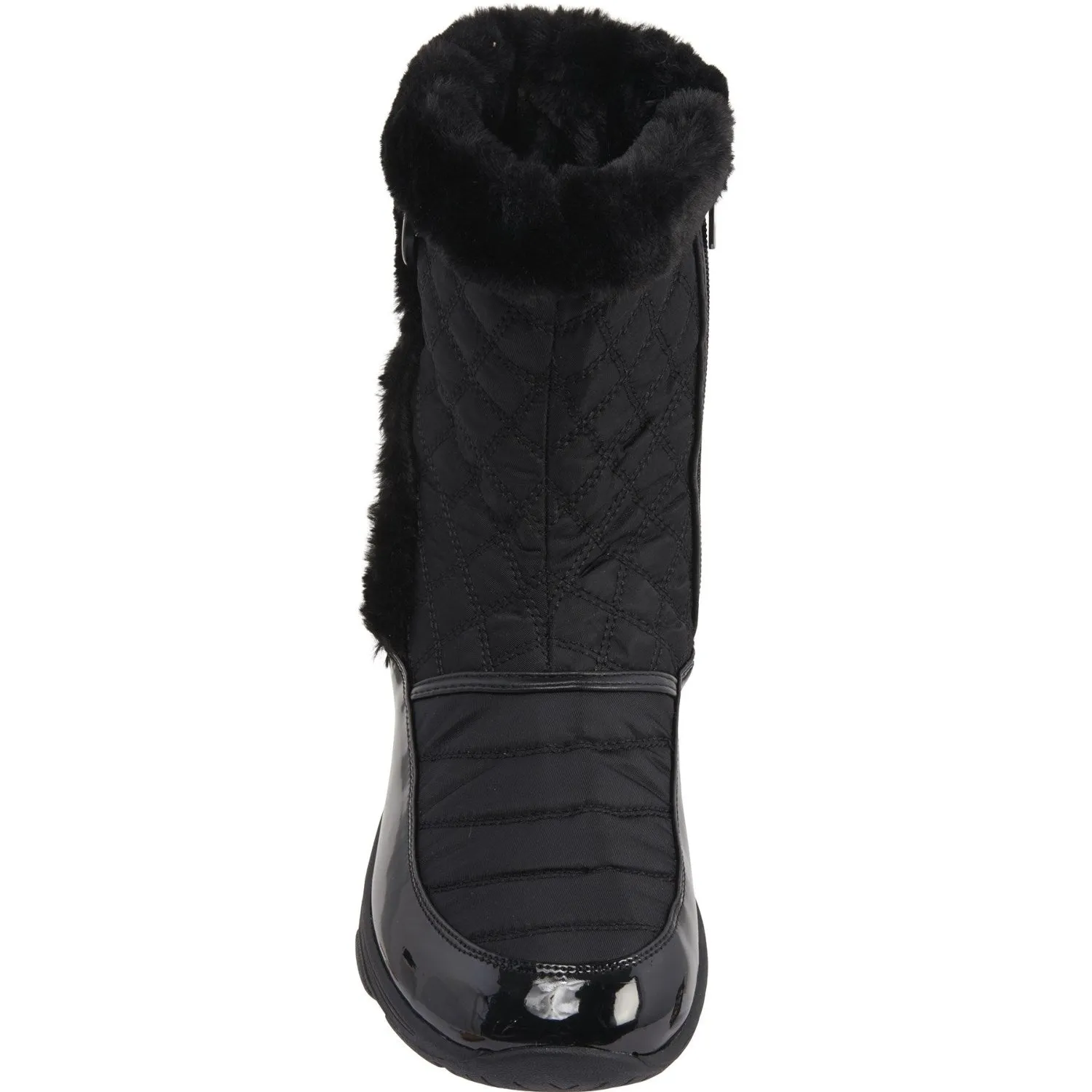 Vixon2 Black Fabric Easy Spirit Mid Winter Boots
