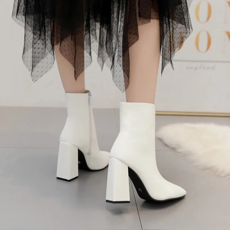 Winter Ankle Zip Boots