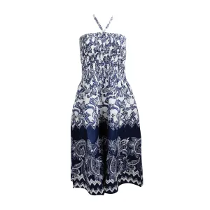 Women's 3 in 1 Paisley Printed Maxi Dress