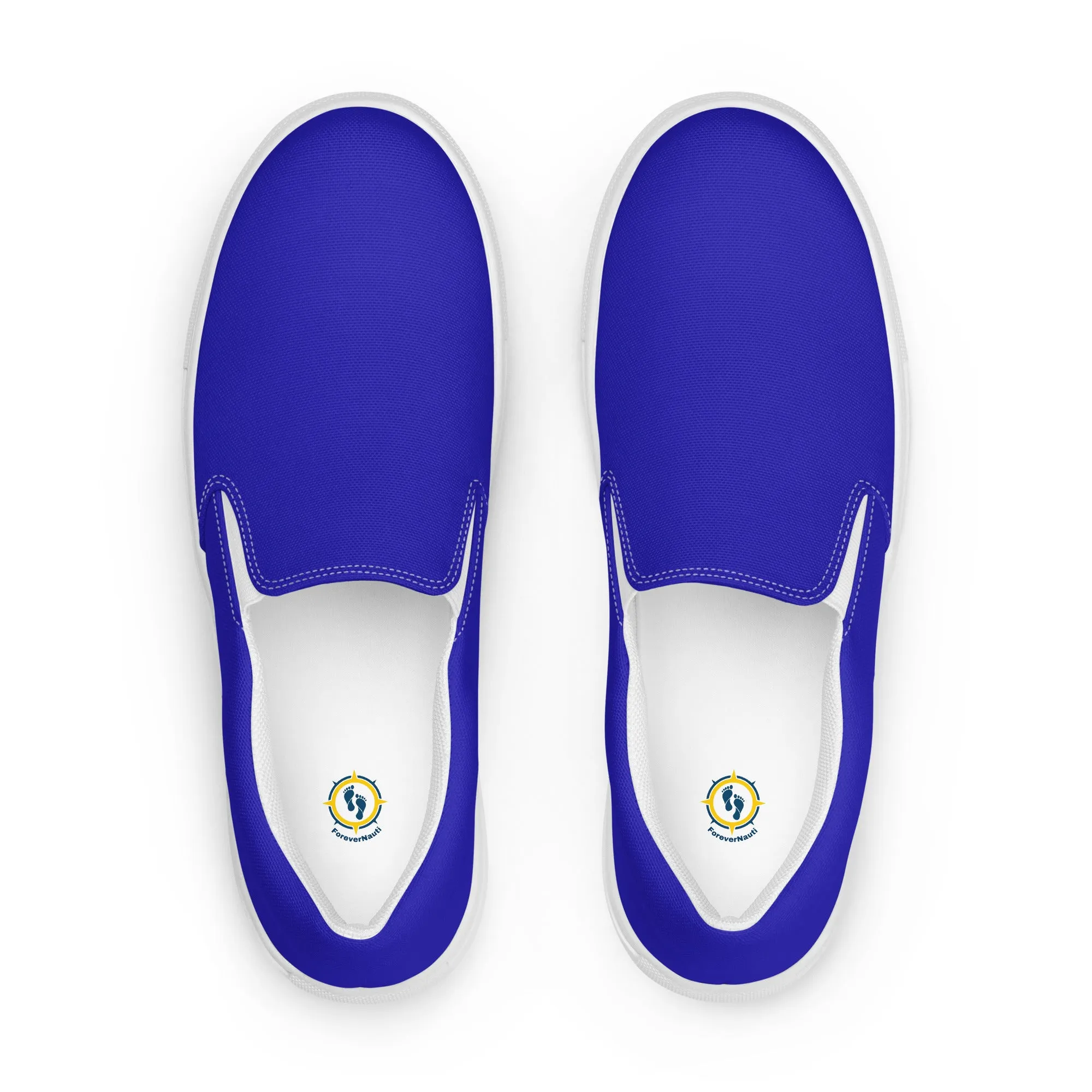 Women’s Blue slip-on canvas shoes