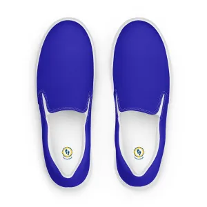 Women’s Blue slip-on canvas shoes