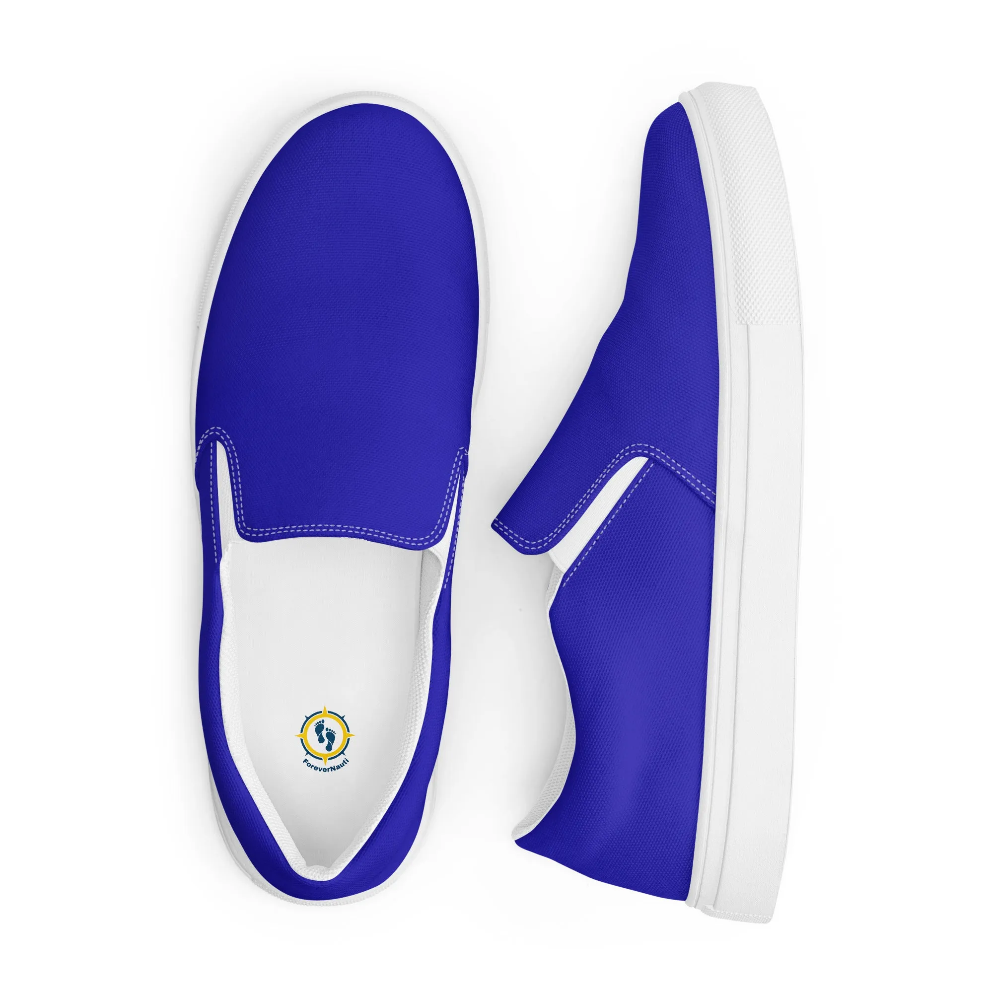 Women’s Blue slip-on canvas shoes