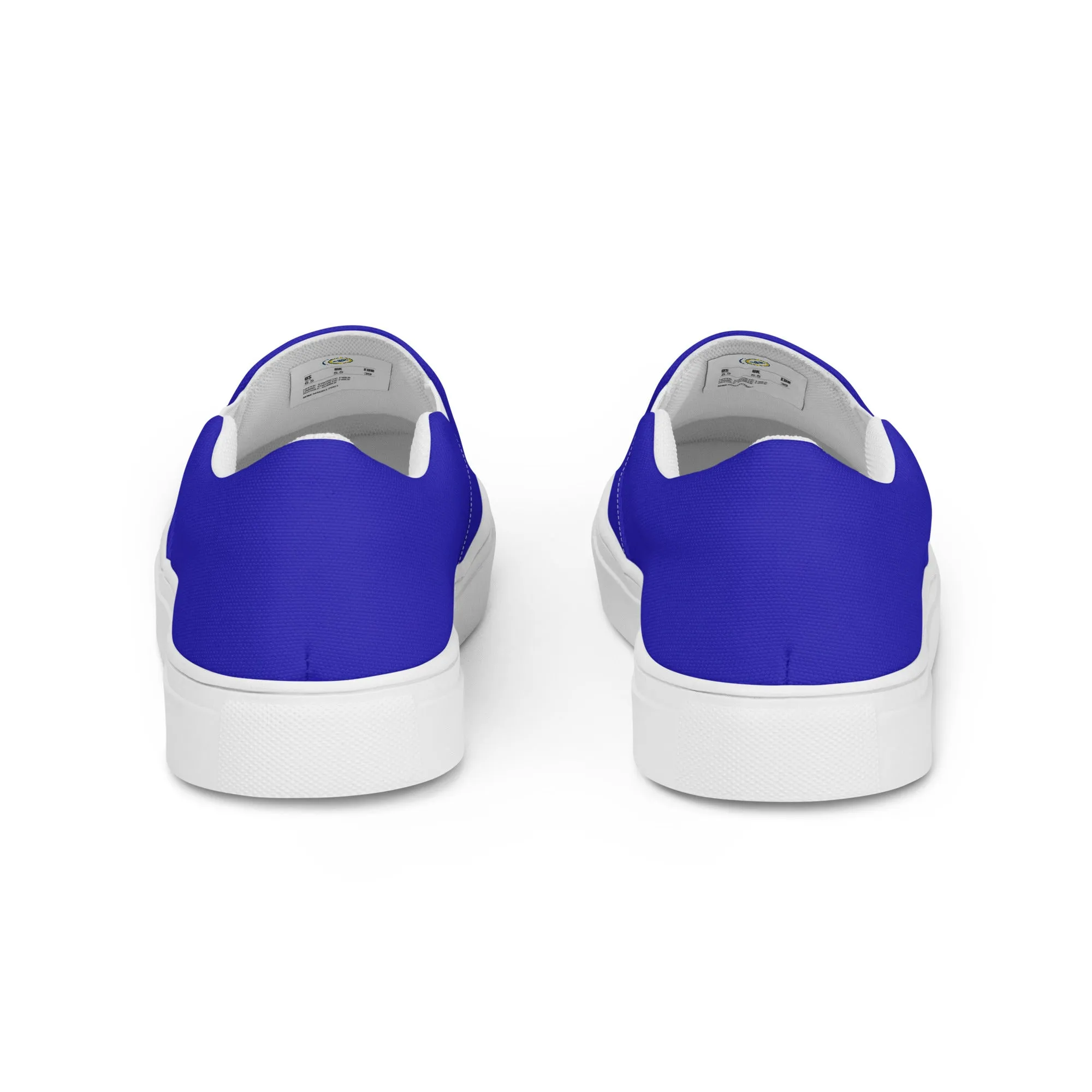 Women’s Blue slip-on canvas shoes