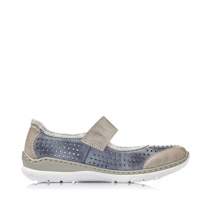 Womens Rieker Nikita MJ Steel/Jeans