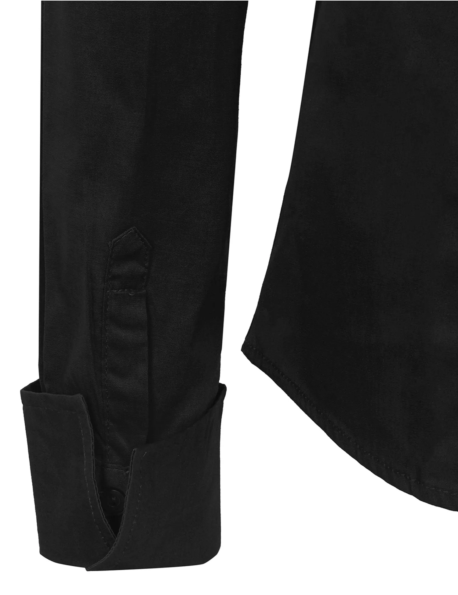 Women's Solid Long Sleeve Button Down Office Blouse Dress Shirt (S-3X)